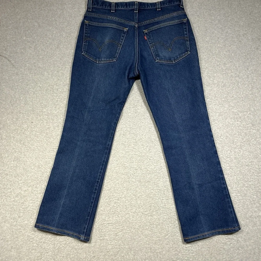 Vintage Levis Jeans Mens 34x30 Blue 517 Bootcut Denim Western Cowboy Dark Y2K